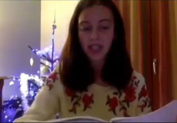 Роман от Франция със стих на Яна Язова за своя поздрав